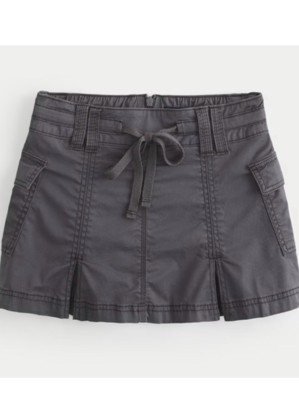 Hollister Drawstring Cargo Mini Skirt with Shorts